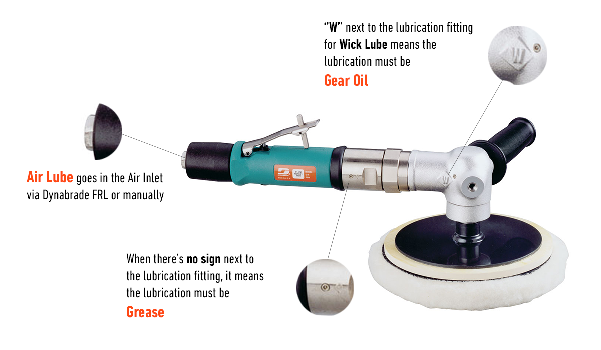 dynabrade maintenance pneumatic tool example